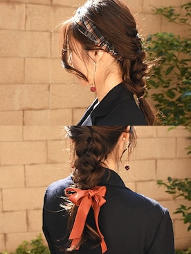 「PLAIN CLOTHING（プレーンクロージング）のアイテム（アクセサリー）」を使った、sioさん（レディース・164cm）の秋コーディネート