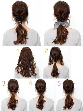 「アイテム（ヘアゴム）」を使った、sioさん（レディース・164cm）の春コーディネート