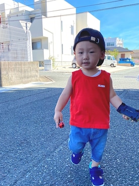 pooh❁¨̮sukeさん（キッズ・80cm）の夏コーディネート