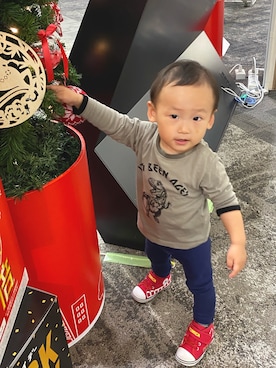 pooh❁¨̮sukeさん（キッズ・80cm）の秋コーディネート