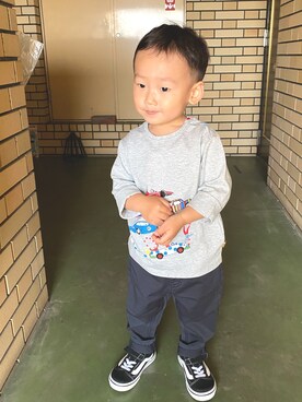 「2歳1ヶ月」｜pooh❁¨̮sukeさん（キッズ・90cm）の春コーディネート
