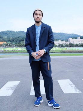 Uniqlo ユニクロ のセットアップを使ったメンズ人気ファッションコーディネート 地域 台湾 Wear
