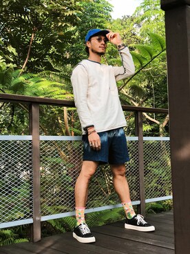 「excelsior」｜林育準🇹🇼さん（メンズ・180cm）の秋コーディネート