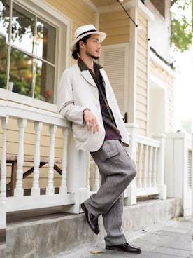 「Chainloop」｜林育準🇹🇼さん（メンズ・180cm）の春コーディネート