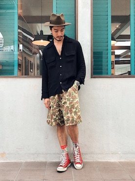 「圈入準」｜林育準🇹🇼さん（メンズ・180cm）の春コーディネート