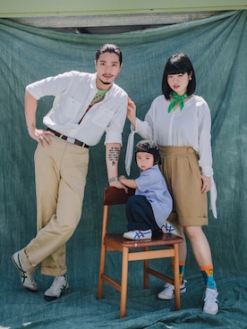 「圈入準」｜林育準🇹🇼さん（メンズ・180cm）の夏コーディネート