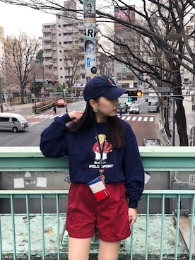 Polo Ralph Lauren ポロラルフローレン のスウェットを使ったレディース人気ファッションコーディネート ユーザー Wearista Wear