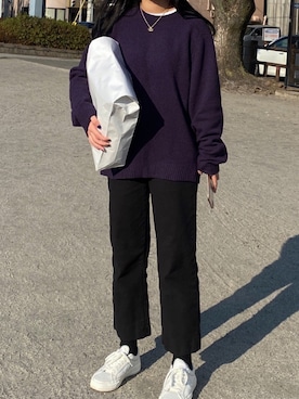  李奈さん（レディース・158cm）の冬コーディネート