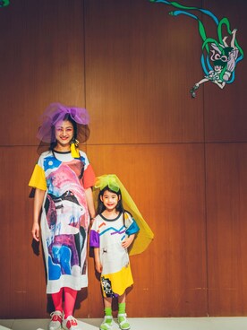 「 Tシャツ」｜coradeさん（レディース・160cm）の夏コーディネート