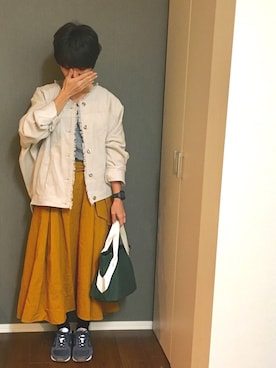 「BAG'n'NOUN」｜「アイテム（ジャケット/アウター）」を使った、ak*さん（レディース・152cm）の秋コーディネート