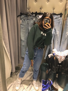 「Octopus（オクトパス）のアイテム（ソックス/靴下）」を使った、AliceFuuuさん（レディース・158cm）の秋コーディネート