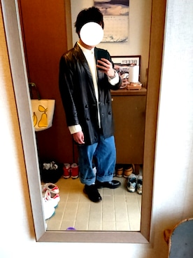 「ドクターマーチン3ホール」｜「アイテム（その他アウター）」を使った、Taikiさん（メンズ・167cm）の秋コーディネート