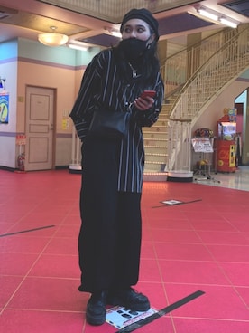 「M.Y.O.B（エム.ワイ.オー.ビー）のアイテム（トップス）」を使った、애경さん（レディース・165cm）の秋コーディネート