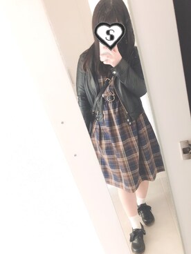 「レベッカブティック」｜saeෆ̈さん（レディース・160cm）の春コーディネート