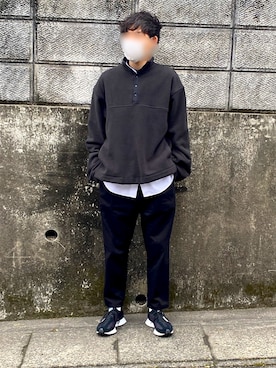 「stein（シュタイン）のアイテム（その他トップス）」を使った、ぺひさん（メンズ・178cm）の冬コーディネート