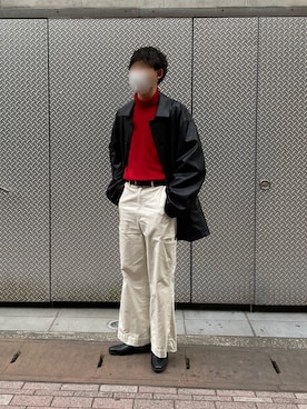 「endevice（エンデヴァイス）のアイテム（シューズ）」を使った、ぺひさん（メンズ・178cm）の冬コーディネート