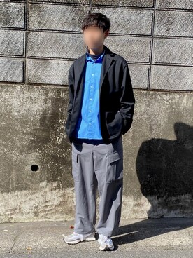 「AUNN（アウン）のアイテム」を使った、ぺひさん（メンズ・178cm）の春コーディネート