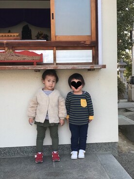 ichikan＊さん（キッズ・90cm）の冬コーディネート