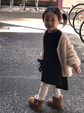 「BARNSsohostreet（バーンズソーホーストリート）のアイテム」を使った、ichikan＊さん（キッズ・100cm）の春コーディネート