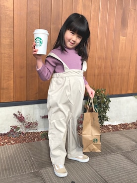 tansaraさん（キッズ・110cm）の冬コーディネート