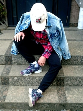 お寿司さん（メンズ・172cm）の春コーディネート