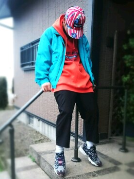 お寿司さん（メンズ・172cm）の春コーディネート