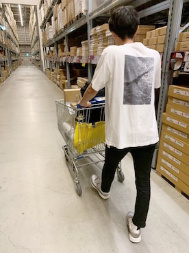 「A.P.C.（アーペーセー）のアイテム（スニーカー）」を使った、HRKさん（メンズ・170cm）の秋コーディネート
