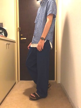 ぽんたさん（メンズ・175cm）の夏コーディネート