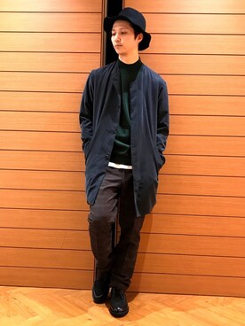 「tk.TAKEO KIKUCHI（ティーケータケオキクチ）のアイテム（その他アウター）」を使った、tk.TAKEO KIKUCHI 国分寺マルイさん（メンズ・178cm）の秋コーディネート