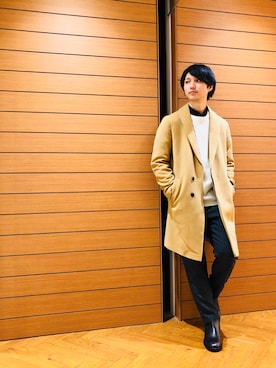 「tk.TAKEO KIKUCHI（ティーケータケオキクチ）のアイテム（その他アウター）」を使った、tk.TAKEO KIKUCHI 国分寺マルイさん（メンズ・178cm）の秋コーディネート