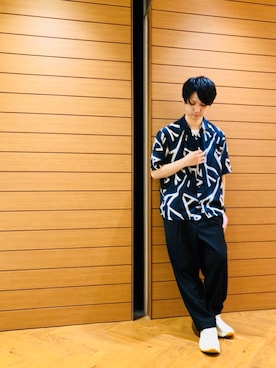 「ビブラムソール」｜tk.TAKEO KIKUCHI 国分寺マルイさん（メンズ・178cm）の春コーディネート