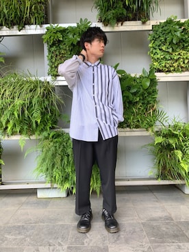 tk.TAKEO KIKUCHI 国分寺マルイさん（メンズ・169cm）の夏コーディネート