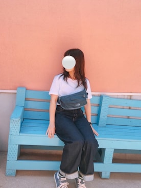 「CONVERSE（コンバース）のconverse（コンバース） ALL STAR OX（オールスターOX）（スニーカー）」を使った、ririri___:)さん（レディース・160cm）の春コーディネート