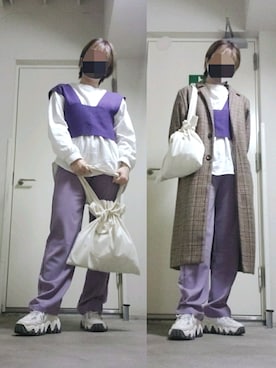 「GORGE（ゴージ）のアイテム（ジャケット/アウター）」を使った、ささきさん（レディース・155cm）の冬コーディネート