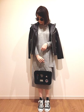 *･Risa･*さん（レディース・163cm）の冬コーディネート