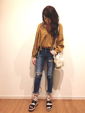 *･Risa･*さん（レディース・163cm）の春コーディネート