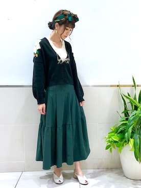 「Rodeo Crowns（ロデオクラウンズ）のアイテム（財布/小物）」を使った、*･Risa･*さん（レディース・163cm）の秋コーディネート