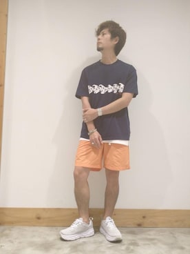 「SUNNY  SPORTS（サニースポーツ）のアイテム」を使った、coen KA23さん（メンズ・165cm）の夏コーディネート