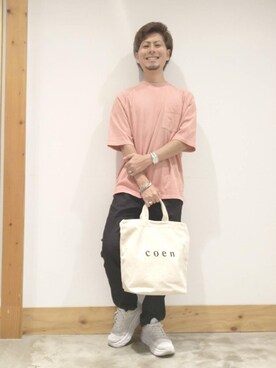 「ポケットT」｜coen KA23さん（メンズ・165cm）の夏コーディネート