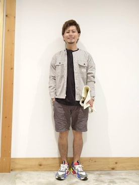 「SMITH'S（スミス）のアイテム（バッグ）」を使った、coen KA23さん（メンズ・165cm）の夏コーディネート