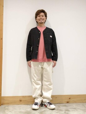 「SMITH'S（スミス）のアイテム（ジャケット/アウター）」を使った、coen KA23さん（メンズ・165cm）の秋コーディネート