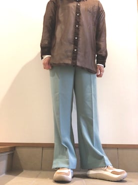 「SLOBE IENA（スローブイエナ）のアイテム（リング）」を使った、NNさん（レディース・165cm）の春コーディネート