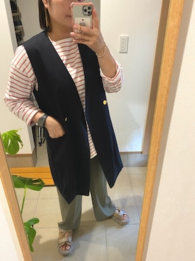 「SHAKA」｜「アイテム（ジャケット/アウター）」を使った、NNさん（レディース・165cm）の夏コーディネート
