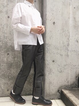 「Chaos（カオス）のアイテム（トップス）」を使った、れんさん（メンズ・171cm）の春コーディネート