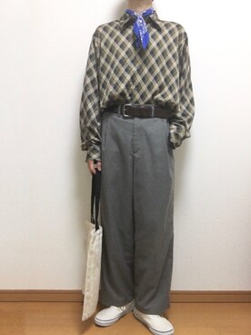 れんさん(メンズ・171cm)の春コーディネート