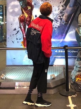「Y-3（ワイスリー）のアイテム（その他）」を使った、ニョンさん（メンズ・178cm）の春コーディネート