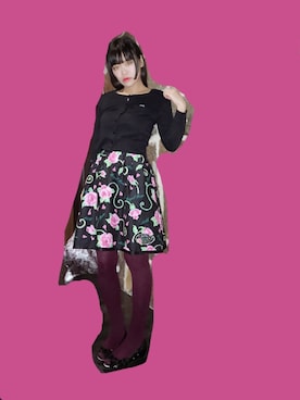 「あちゃちゅむ」｜「アイテム（パンプス）」を使った、⑅ 𝔪 𝔞 𝔯 𝔦 ⑅さん（レディース・155cm）の春コーディネート