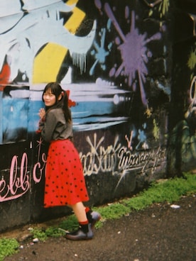 ⑅ 𝔪 𝔞 𝔯 𝔦 ⑅さん（レディース・155cm）の春コーディネート