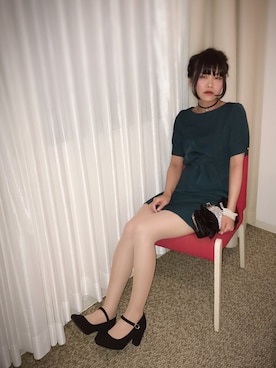 「Lily Brown」｜「アイテム（その他）」を使った、⑅ 𝔪 𝔞 𝔯 𝔦 ⑅さん（レディース・155cm）の春コーディネート