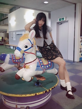 「GUACAMOLE（ガカモレ）のアイテム（ワンピース/ドレス）」を使った、⑅ 𝔪 𝔞 𝔯 𝔦 ⑅さん（レディース・155cm）の夏コーディネート
